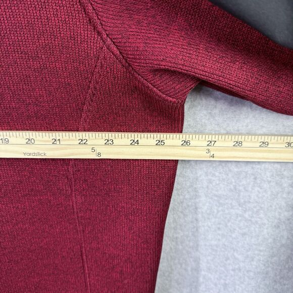 SwissTech Jacket Softshell Hybrid Mens Sz 2XL Black Red Heather Full Zip - Picture 8 of 12